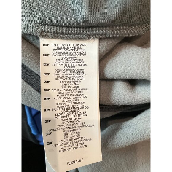 5.11 Tactical Mens Medium Gray Full-Zip Jacket With Black Contrast Fleece & Nylo - Picture 4 of 5